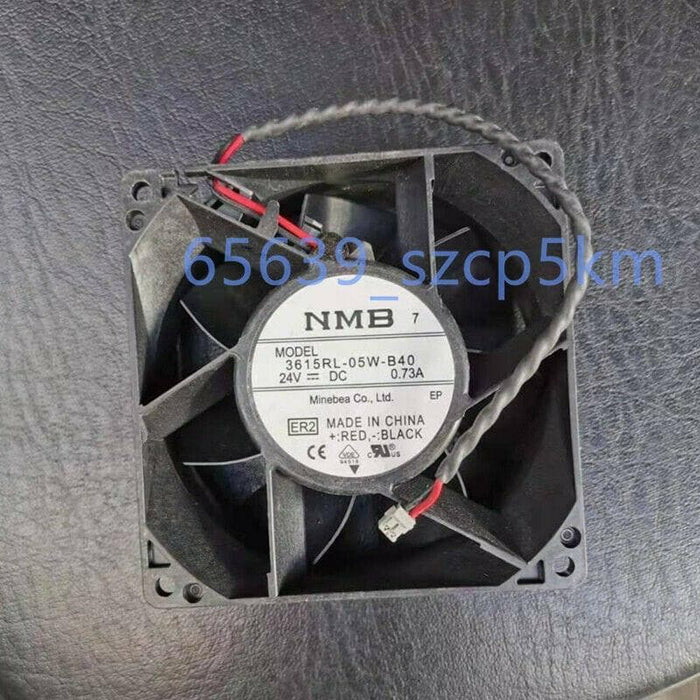 NMB-MAT 3615RL-05W-B40 9038 92*92*38mm 24V 0.73A 2PIN Case Cooling Fan-FoxTI