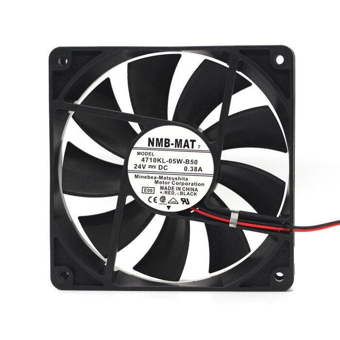 NMB-MAT 4710KL-05W-B50 Inverter cooling fan 24V 0.38A 120*120*25MM 2PIN NMB-MAT