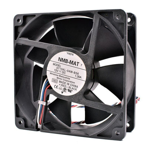 NMB MAT 4715KL-04W-B56 4Pin 12V 1.30A PWM Fan Dell 120x120x38 cooler Dell