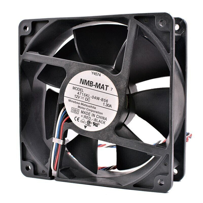 NMB MAT 4715KL-04W-B56 4Pin 12V 1.30A PWM Fan Dell 120x120x38 cooler Dell