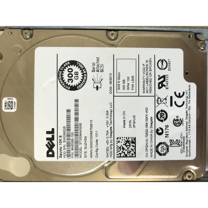 thumbnail image 2 of Dell 300GB 10K RPM SAS Hard Drive – ST300MM0006 For PowerEdge Servers 2 of 11