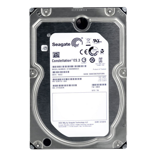 ST3000NM0033 SEAGATE 3TB 7.2K SATA 3.5" 6Gbps HDD CONSTELLATION ES.3 763649030028 Genuine