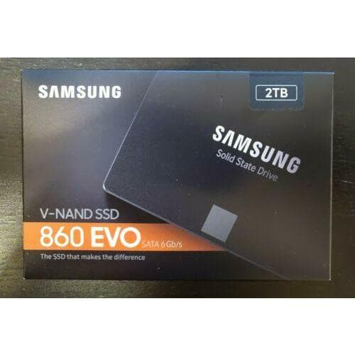 Samsung 860 EVO 2TB SATA 6Gb/s 2.5" Internal SSD Model: MZ-76E2T0 MZ-76E2T0B/AM  887276231938 Disco - MFerraz Tecnologia