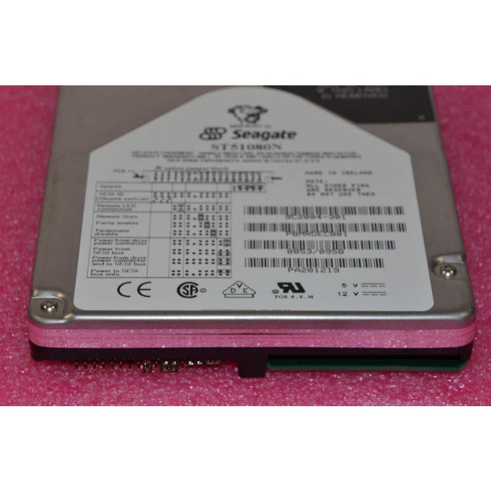 Seagate Medalist SL 1GB 1.08GB SCSI-2 HDD 50-pin ST51080N Hard Drive 7426900441492-FoxTI