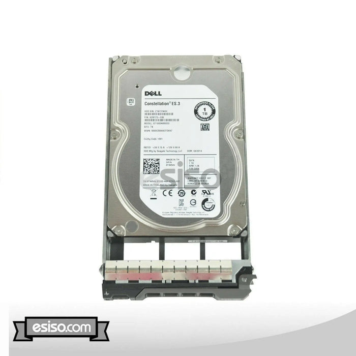 T4XNN ST1000NM0033 DELL 1TB 7.2K 6G LFF SATA ENT HDD FOR R410 R415 R420 R510-FoxTI