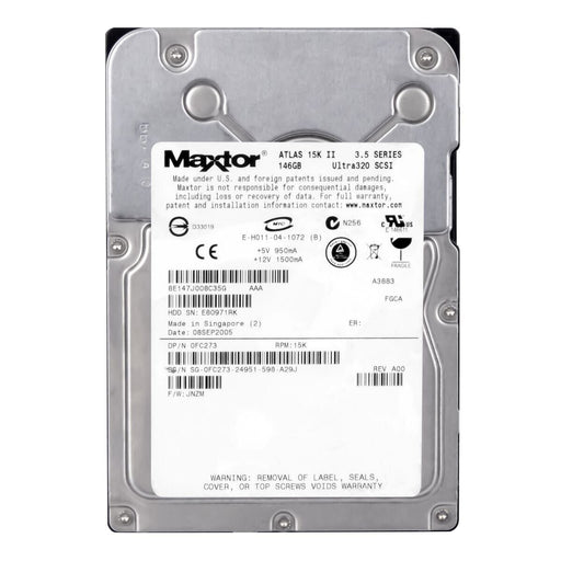 U320 0FC273 hard disk 80pin SCSI 146GB 16MB 3.5inches replace ATLAS disco Maxtor