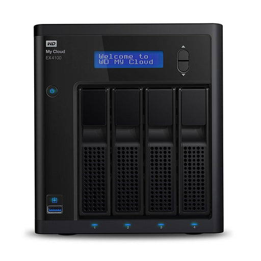 WD 16TB My Cloud EX4100 Expert Series 4-Bay Network Attached Storage - NAS - WDBWZE0160KBK-NESN-FoxTI