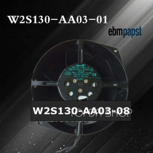 ebmpapst W2S130-AA03-08 High temperature fan 230V 45W/39W 2800RPM 150*55MM 737087380311-FoxTI